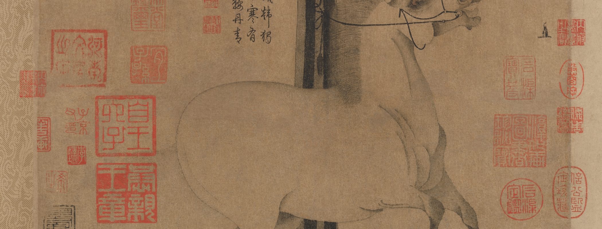 Figure 11:3. Han Gan, Night-Shining White, Tang dynasty c. 750, handscroll, ink on paper, 30.8 x 34 cm (detail), The Metropolitan Museum of Art, New York City.
