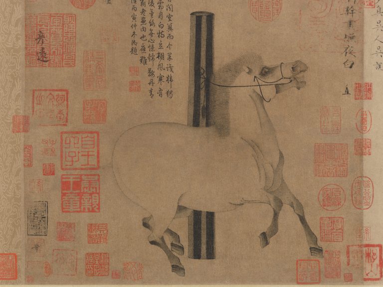 Figure 11:3. Han Gan, Night-Shining White, Tang dynasty c. 750, handscroll, ink on paper, 30.8 x 34 cm (detail), The Metropolitan Museum of Art, New York City.