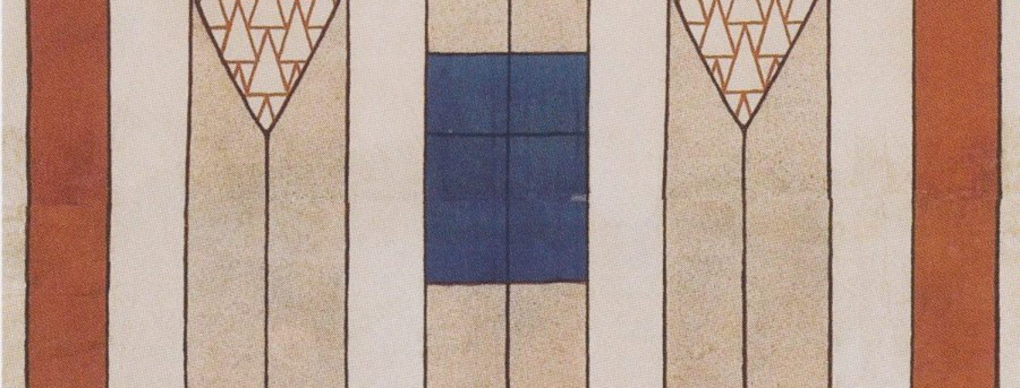 Figure 12:5. Koloman Moser, Poster for the XIII Secessionist Exhibition, 1902, colour lithograph, 183.5 x 63.3 cm., Wikimedia Commons.