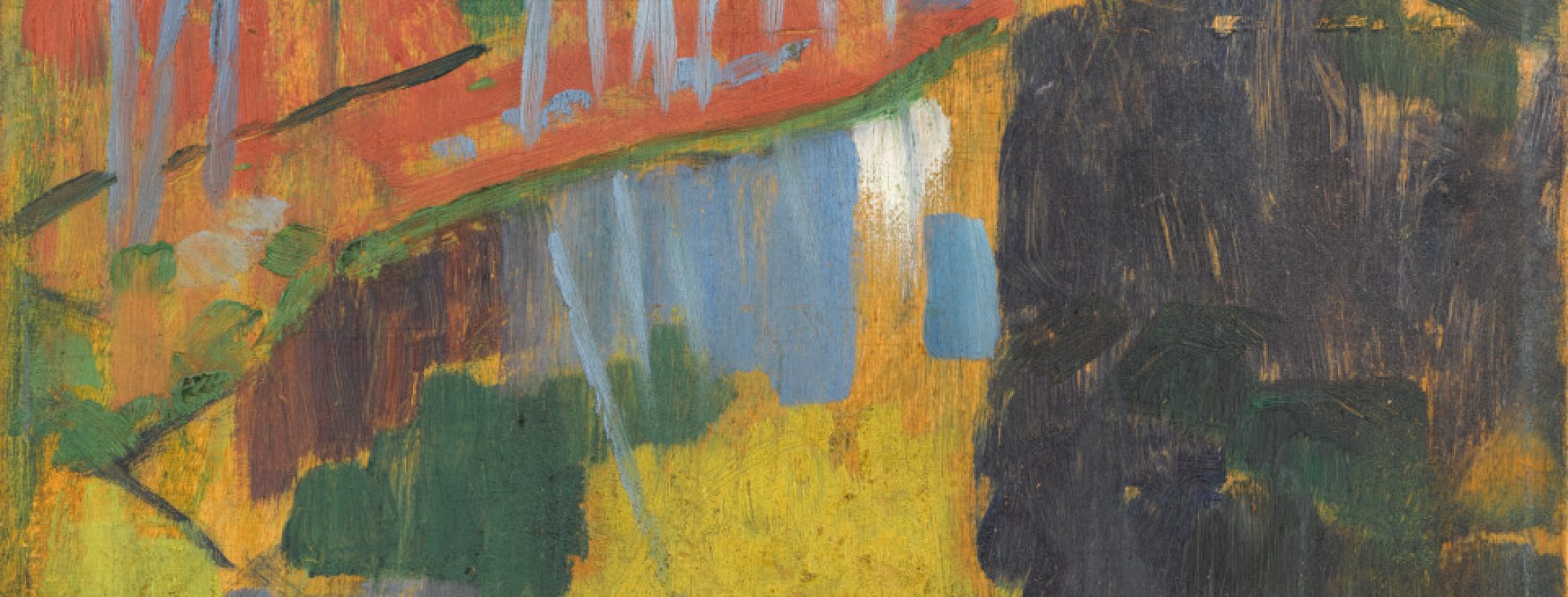 Figure 12:7. Paul Sérusier, The Talisman, 1888, oil on wood, 27 x 21.5 cm, Musée d’Orsay, Paris, France.