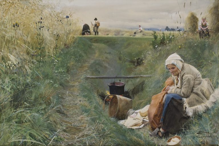 Figure 8:2. Anders Zorn, Our Daily Bread (Vårt dagliga bröd), 1886, watercolour on paper, 68 x 102 cm, Nationalmuseum, Stockholm, Sweden.