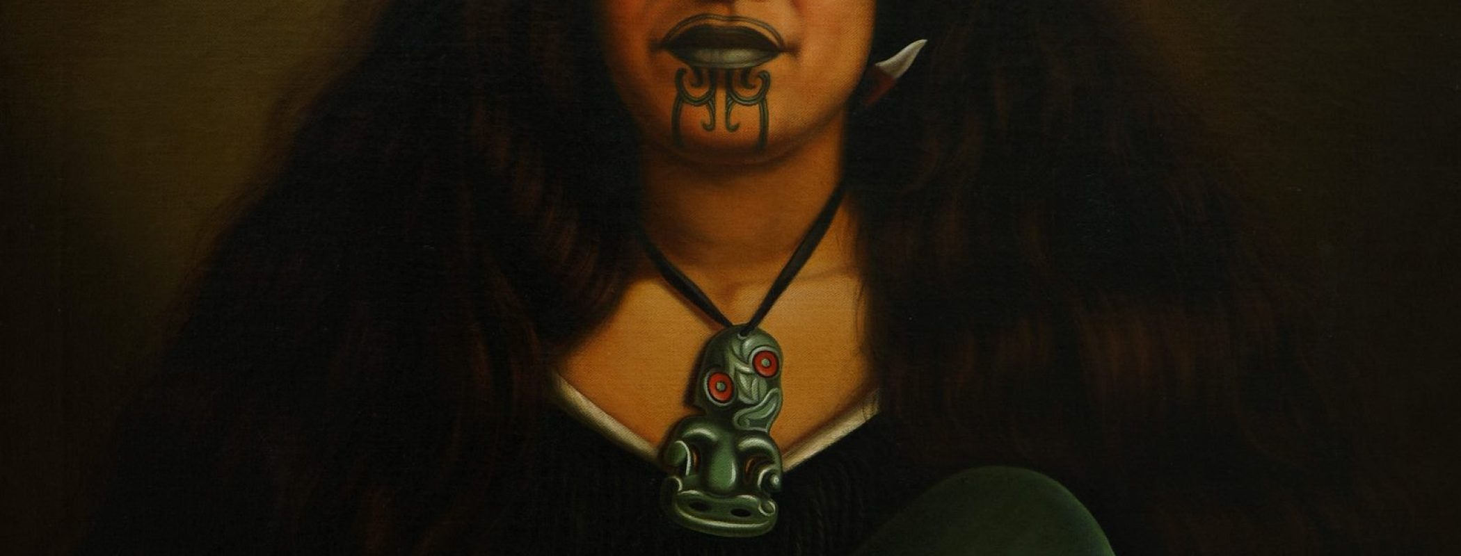 Figure 9:3. Gottfried Lindauer, Portrait of Pare Watene, 1878, oil on canvas, 102.8 x 85.5 cm, Auckland City Art Gallery Toi o Tāmaki.